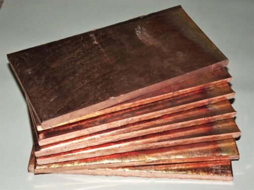 Copper Anode 200x100x10mm 1.800kg Cu 99.95% Min
