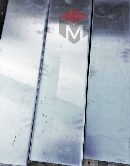 Anodo di Zinco 800x200x10mm 12kg Zn min. 99,995%