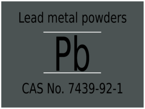 Polveri metalliche di piombo